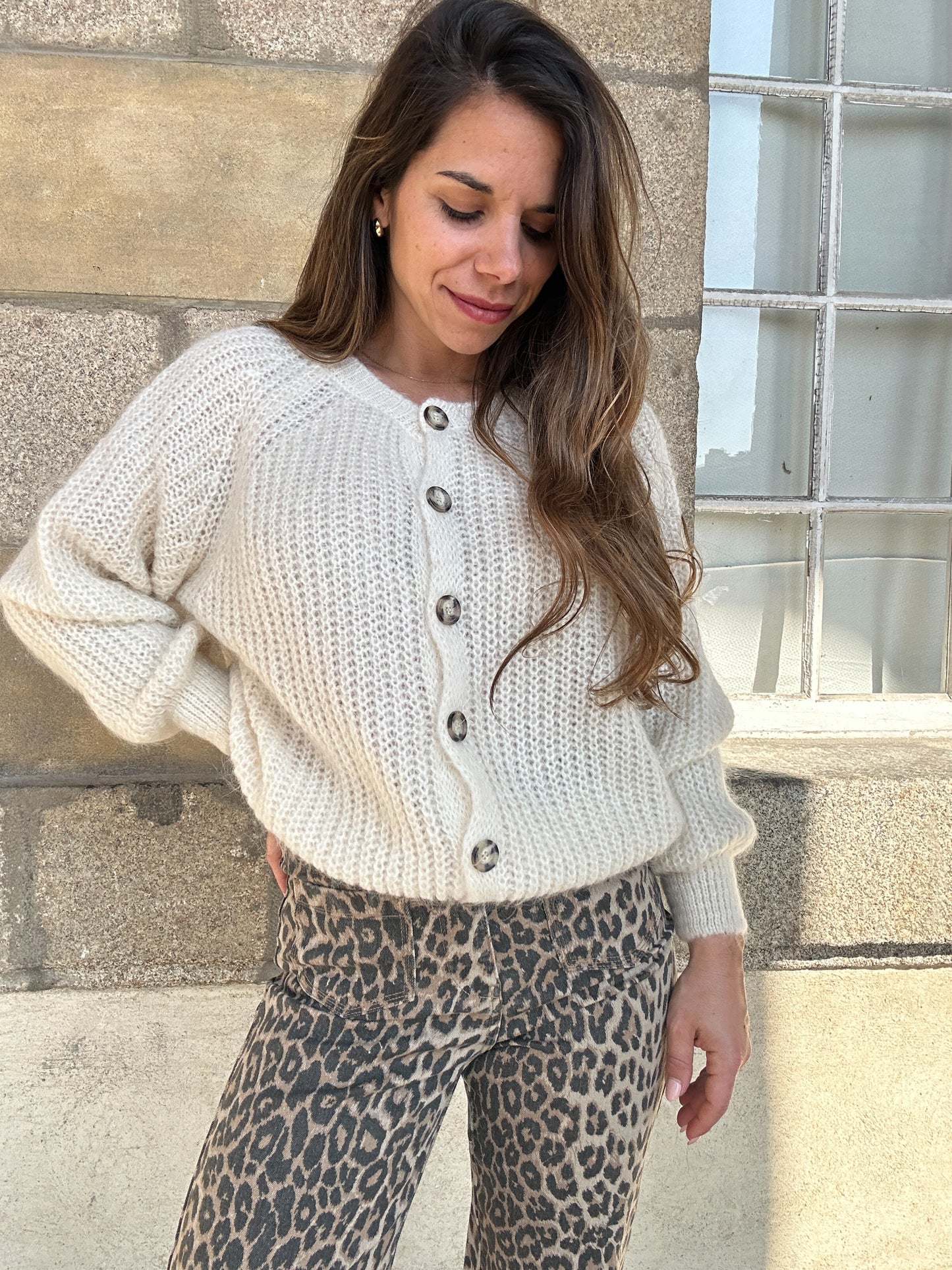 Cardigan ivoire Honorine