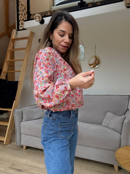 Blouse fleurie Capucine