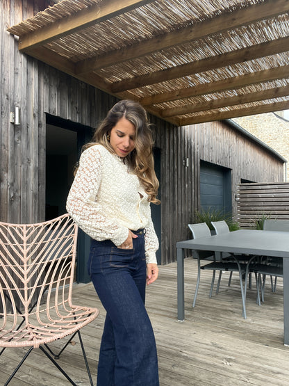 Blouse brodée Isaure