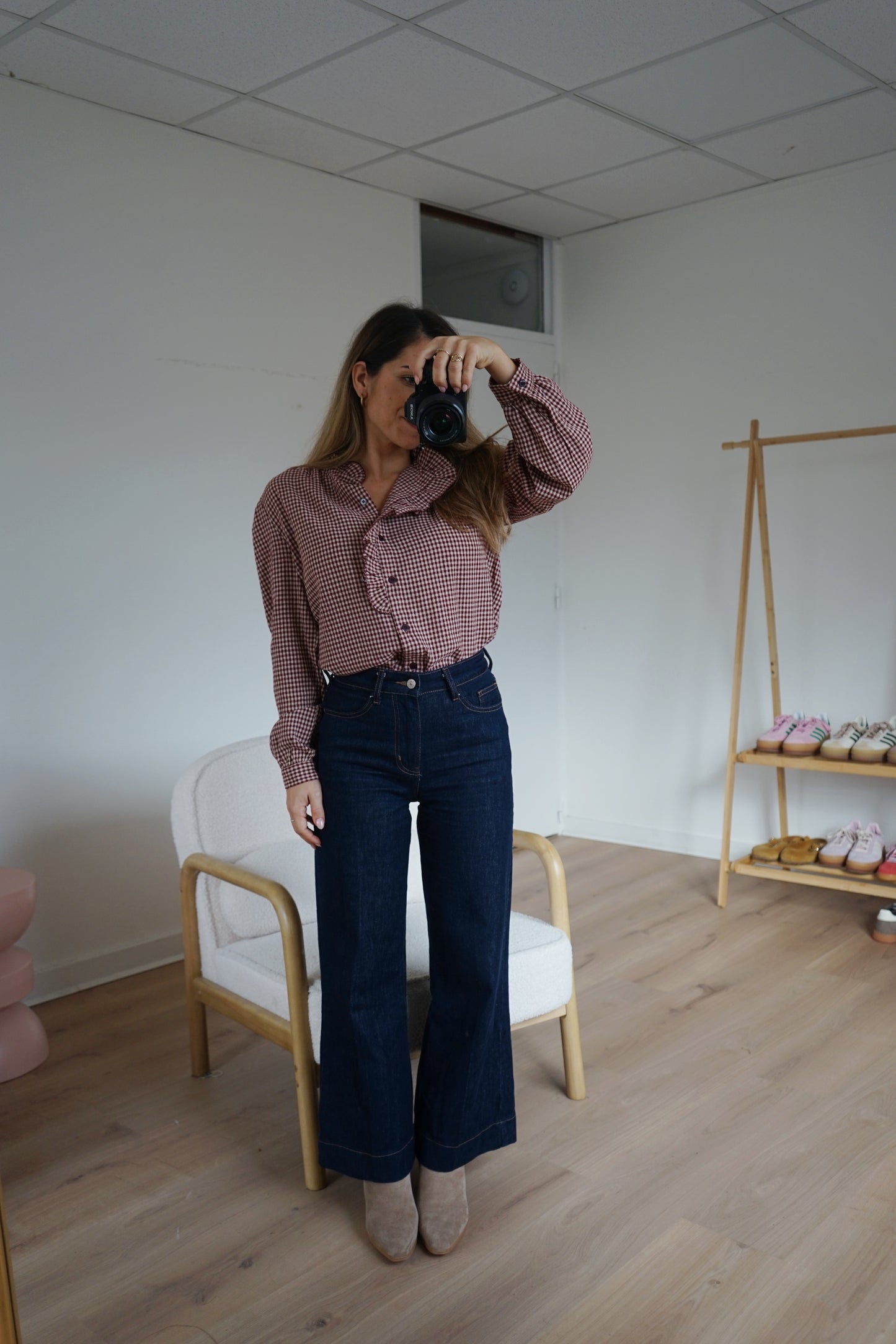 Blouse à carreaux Margaux