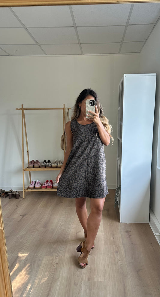 Robe Léa léopard