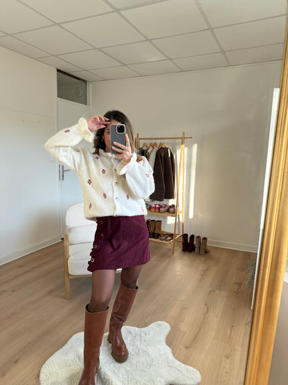 Cardigan fleuri Anna