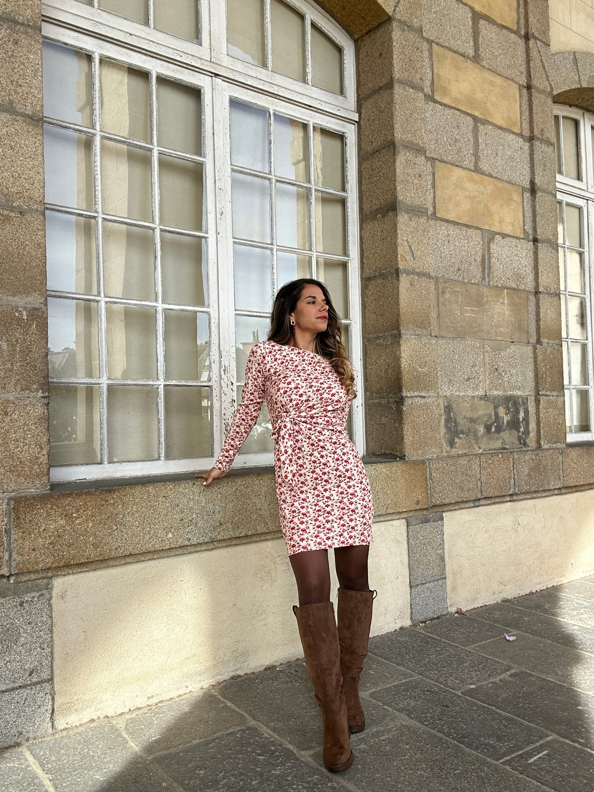 Robe courte à noeud Coline