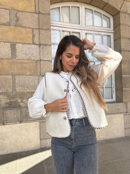 Gilet berger vichy Colette