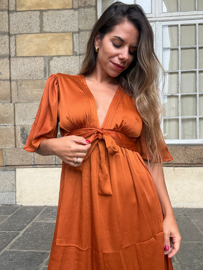Robe Valentina terracotta