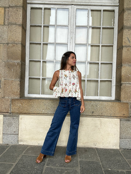 Blouse péplum Olivia