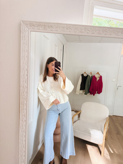 Cardigan Judith blanc cassé