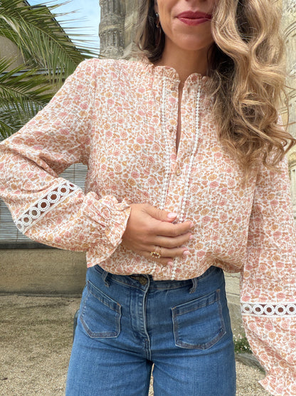 Blouse fleurie Daphné