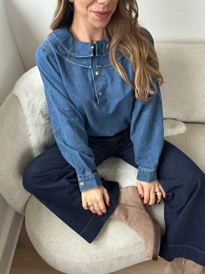 Blouse Lily en denim