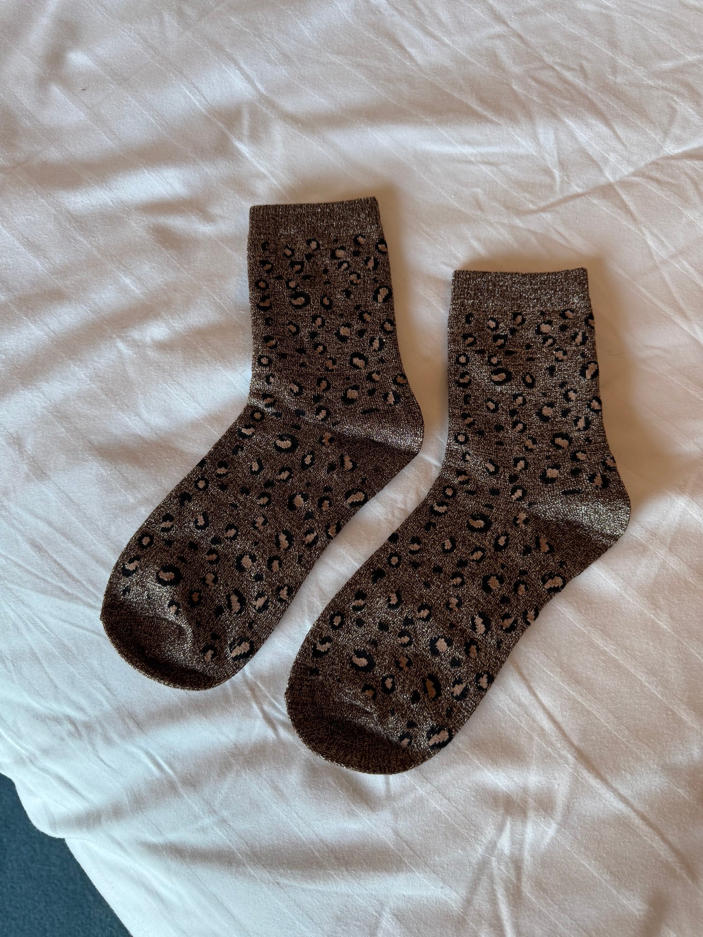 Chaussettes Léopard Graou marron