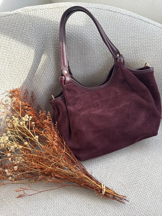 Sac à main Charlie bordeaux