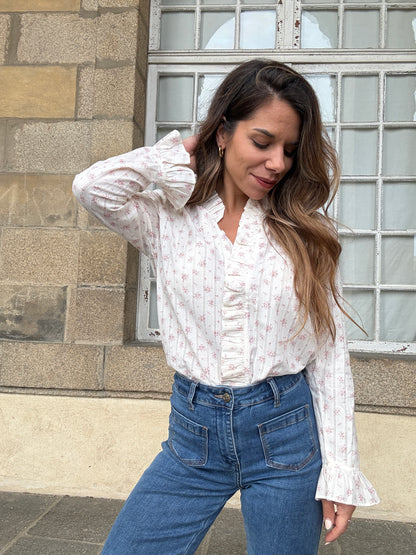 Blouse à fleurs Janelle