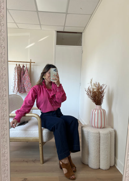 Chemise rose Alice