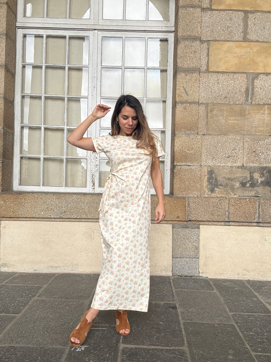 Robe longue à noeud Lucia