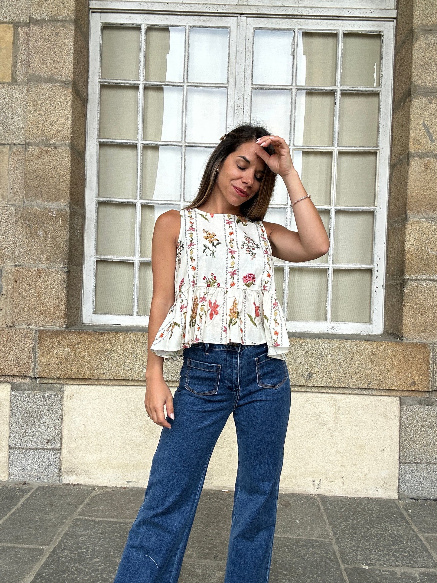 Blouse péplum Olivia
