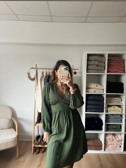 Robe Elena kaki