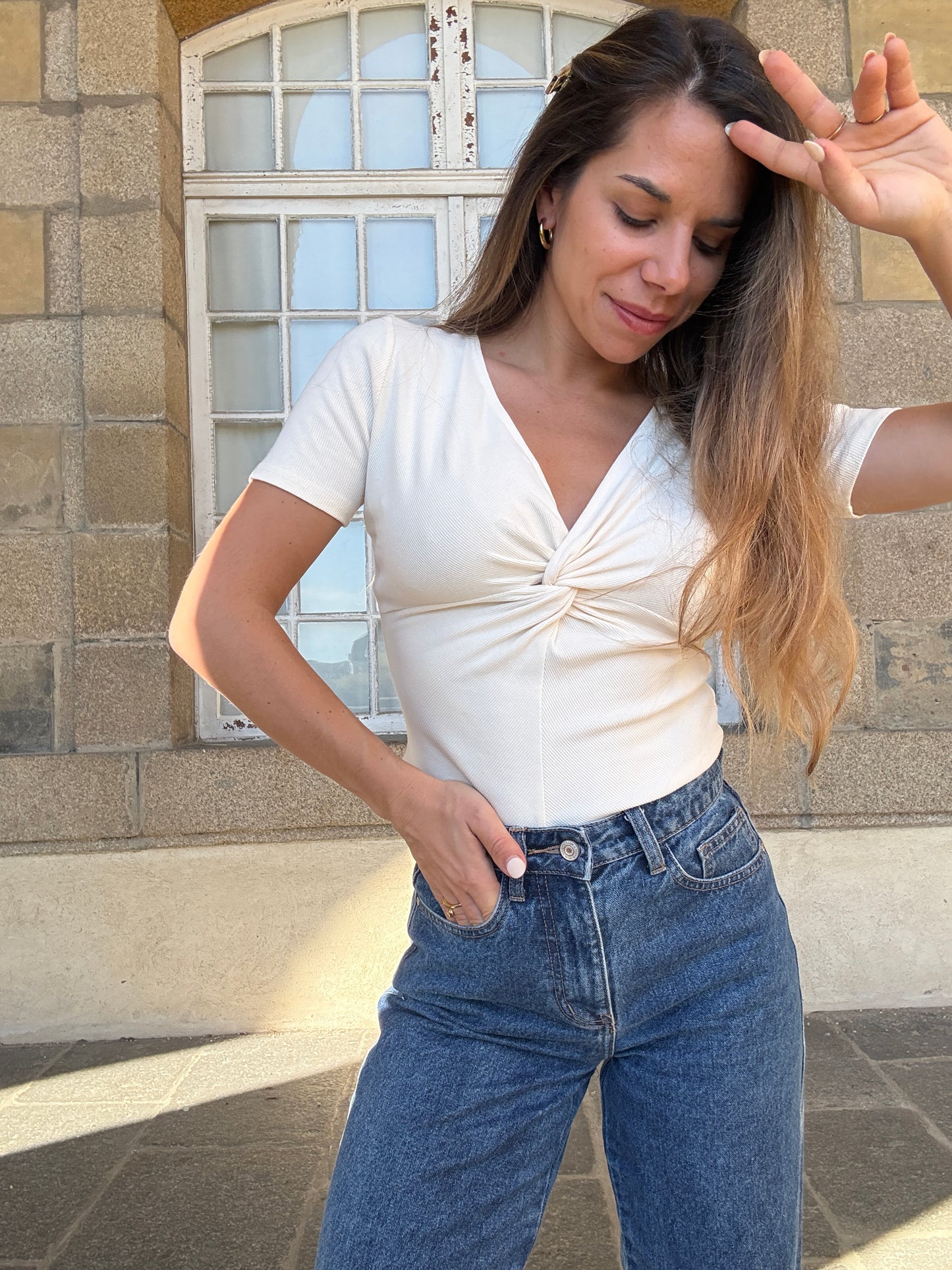 Tee-shirt écru Ysé