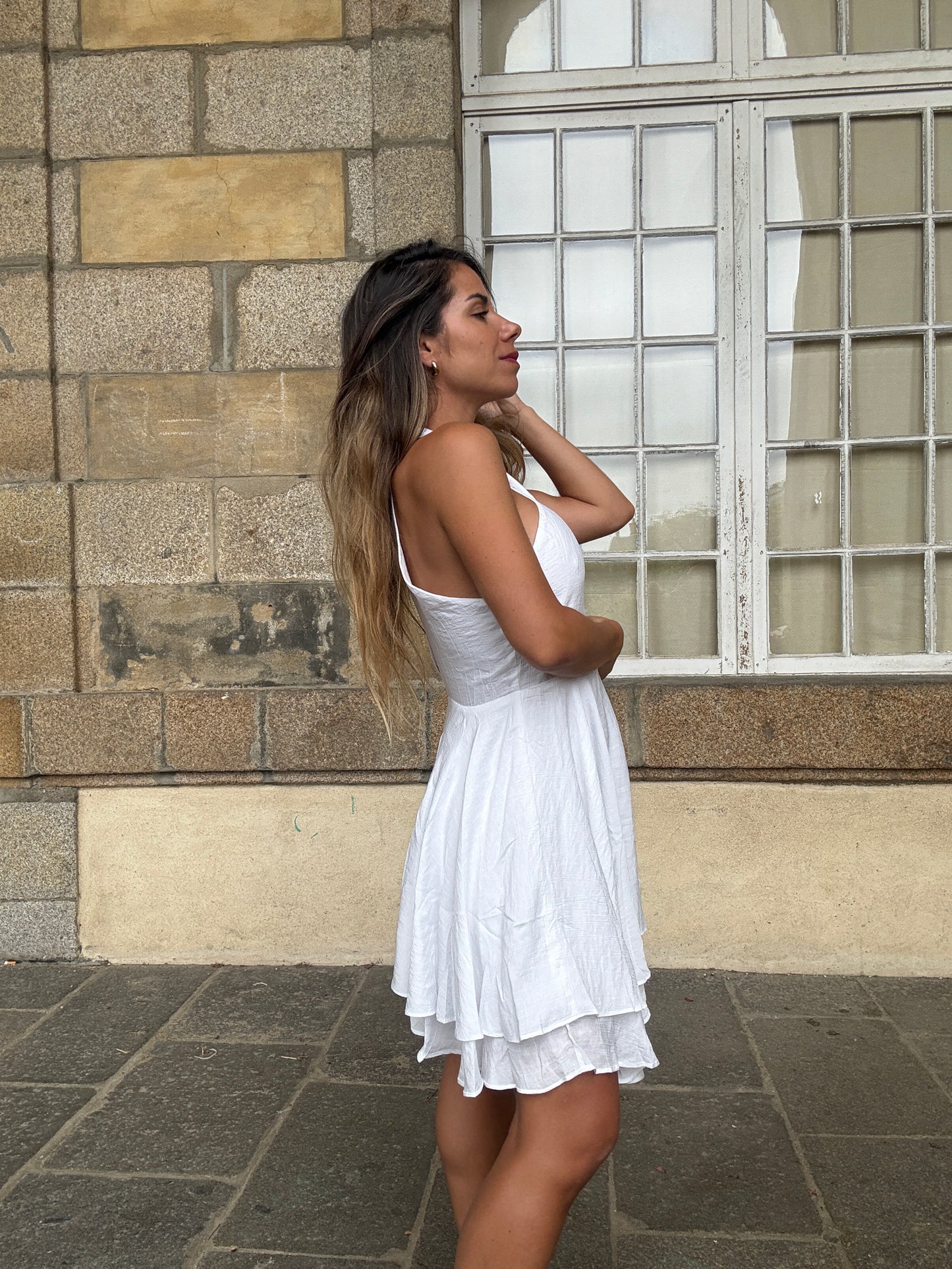 Robe Albane blanche