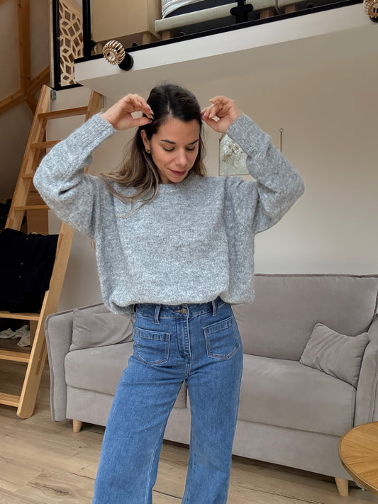 Pull Louise gris
