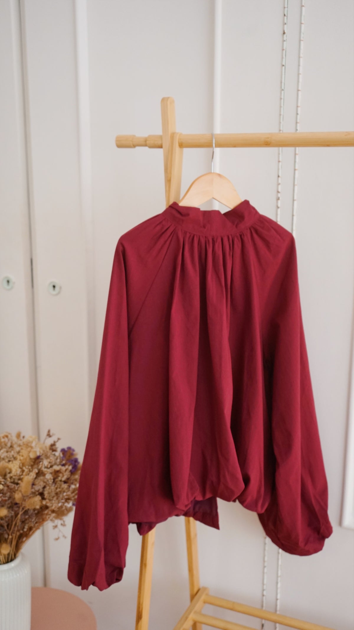 Blouse Mahé bordeaux