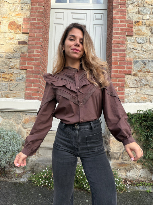 Blouse Marnie chocolat