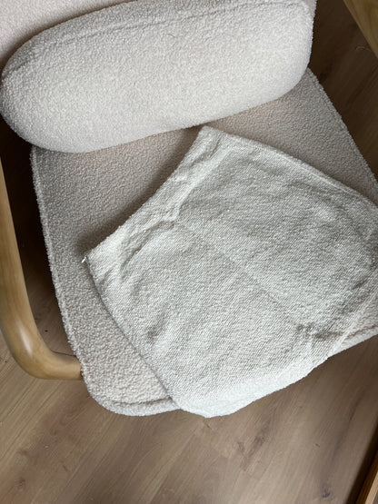 Jupe Blanche en bouclette