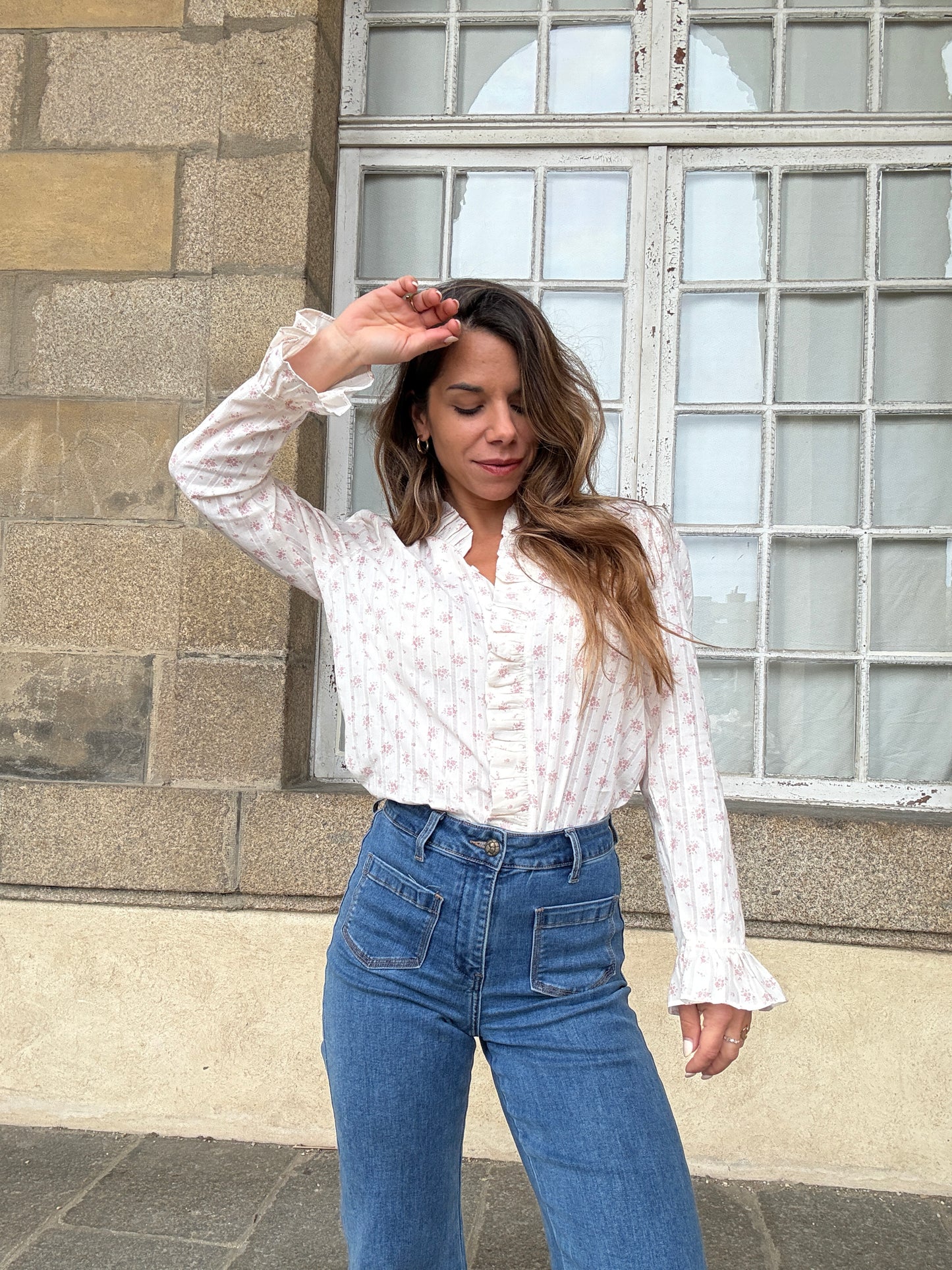 Blouse à fleurs Janelle