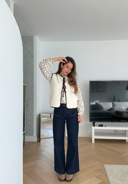 Gilet Berger à noeud Claudia