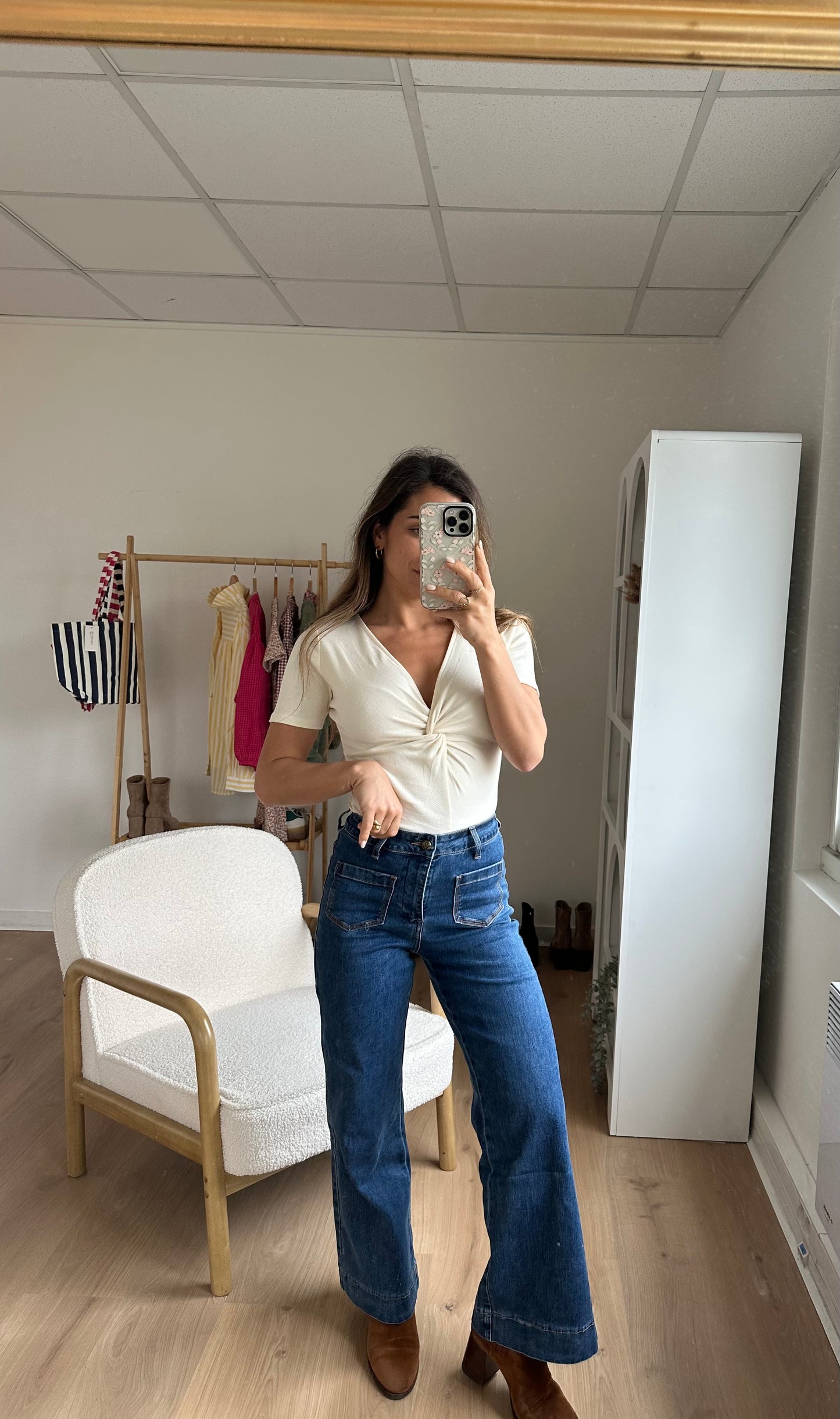 Tee-shirt écru Ysé