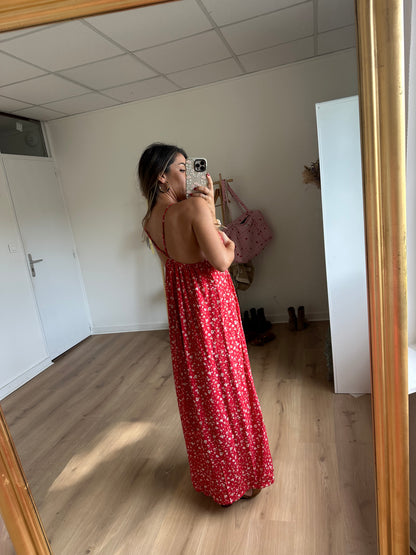 Robe longue fleurie Murcia