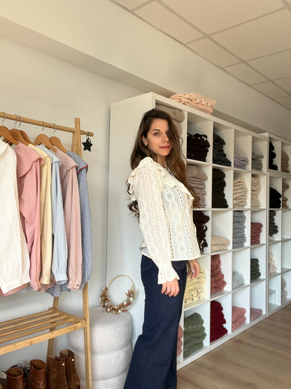 Blouse à volants Calie
