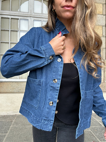Veste en jean Isaure