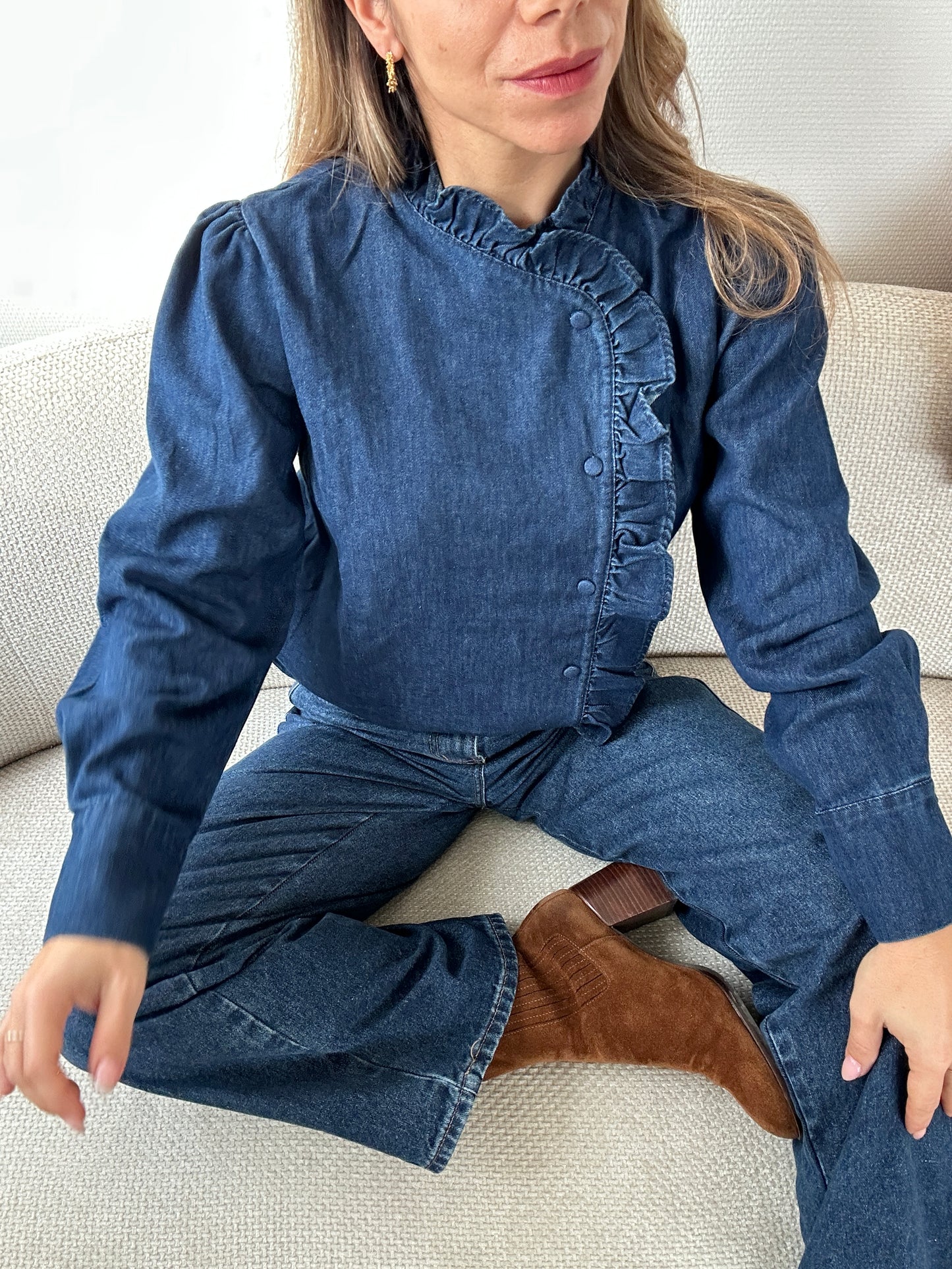 Blouse en jean Mathilde