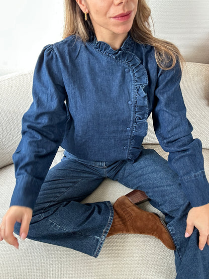 Blouse en jean Mathilde