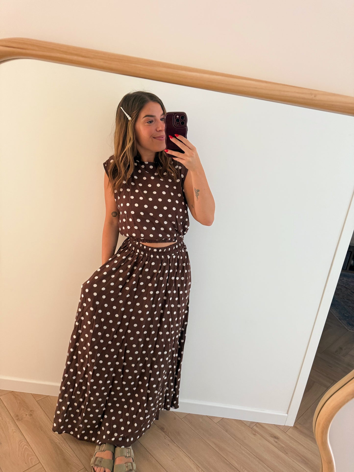 Ensemble Ornella à pois