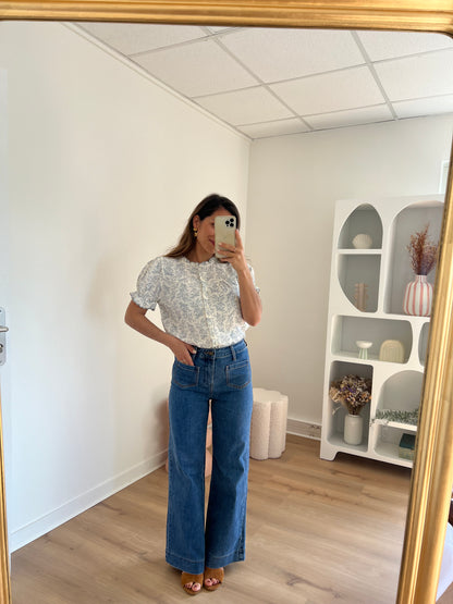 Jean Gasparette denim foncé