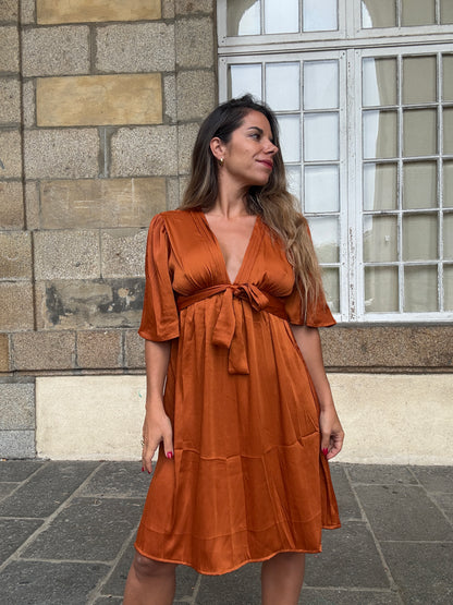 Robe Valentina terracotta