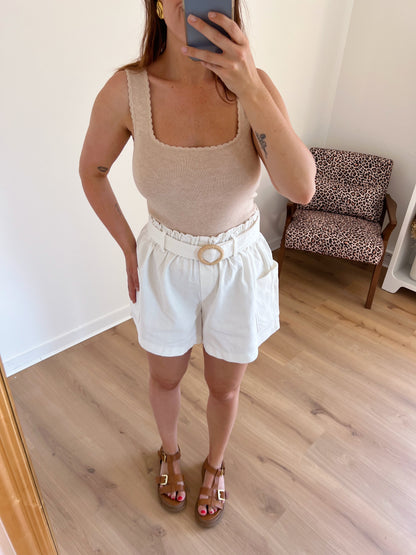 Top Lise taupe