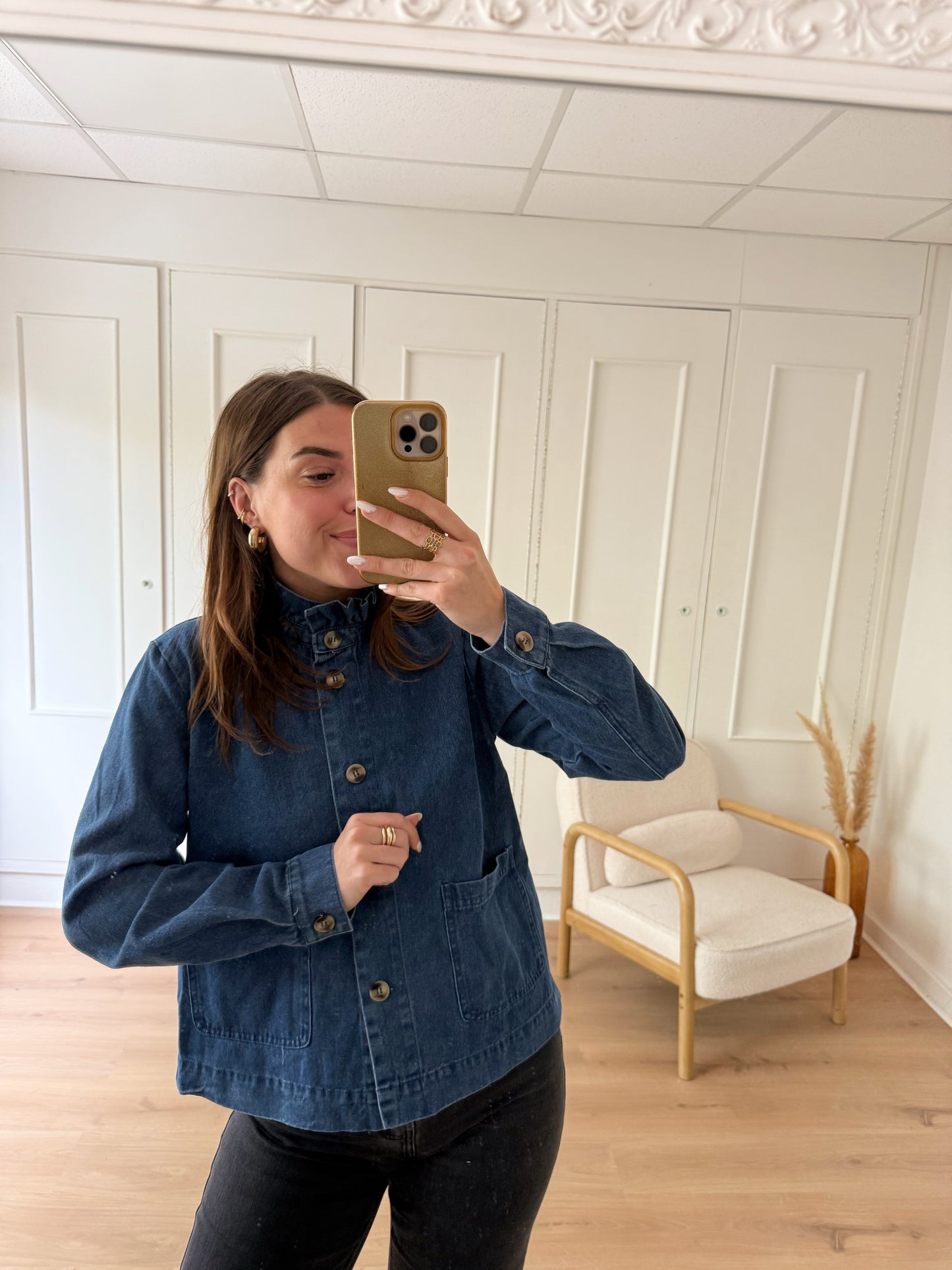 Veste en jean Isaure