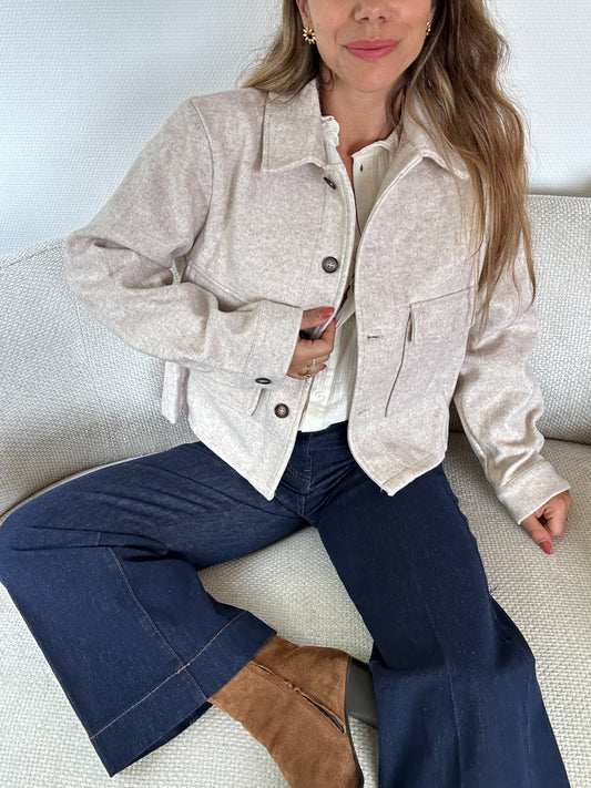 Veste mi saison Max beige