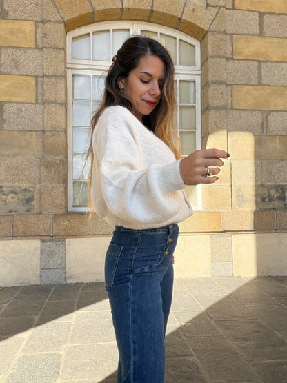 Cardigan Lise Ecru