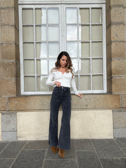 Jean Elenette gris anthracite