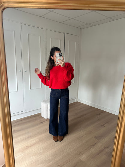 Pull Louise rouge