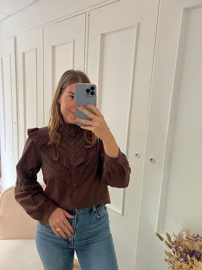 Blouse Marnie chocolat