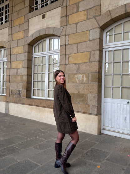 Robe Victoire léopard