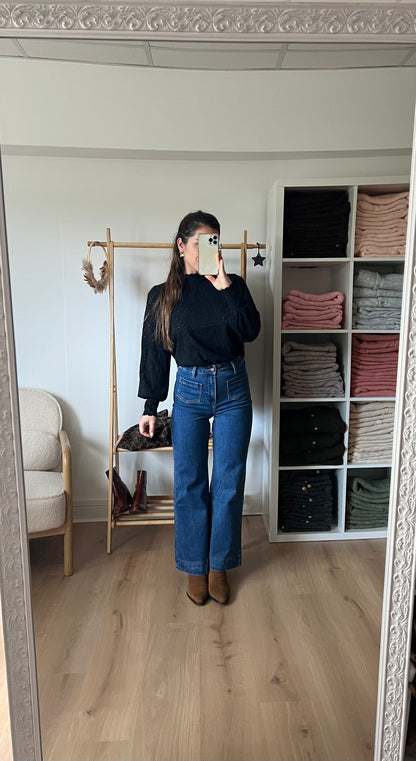 Jean Gasparette denim foncé