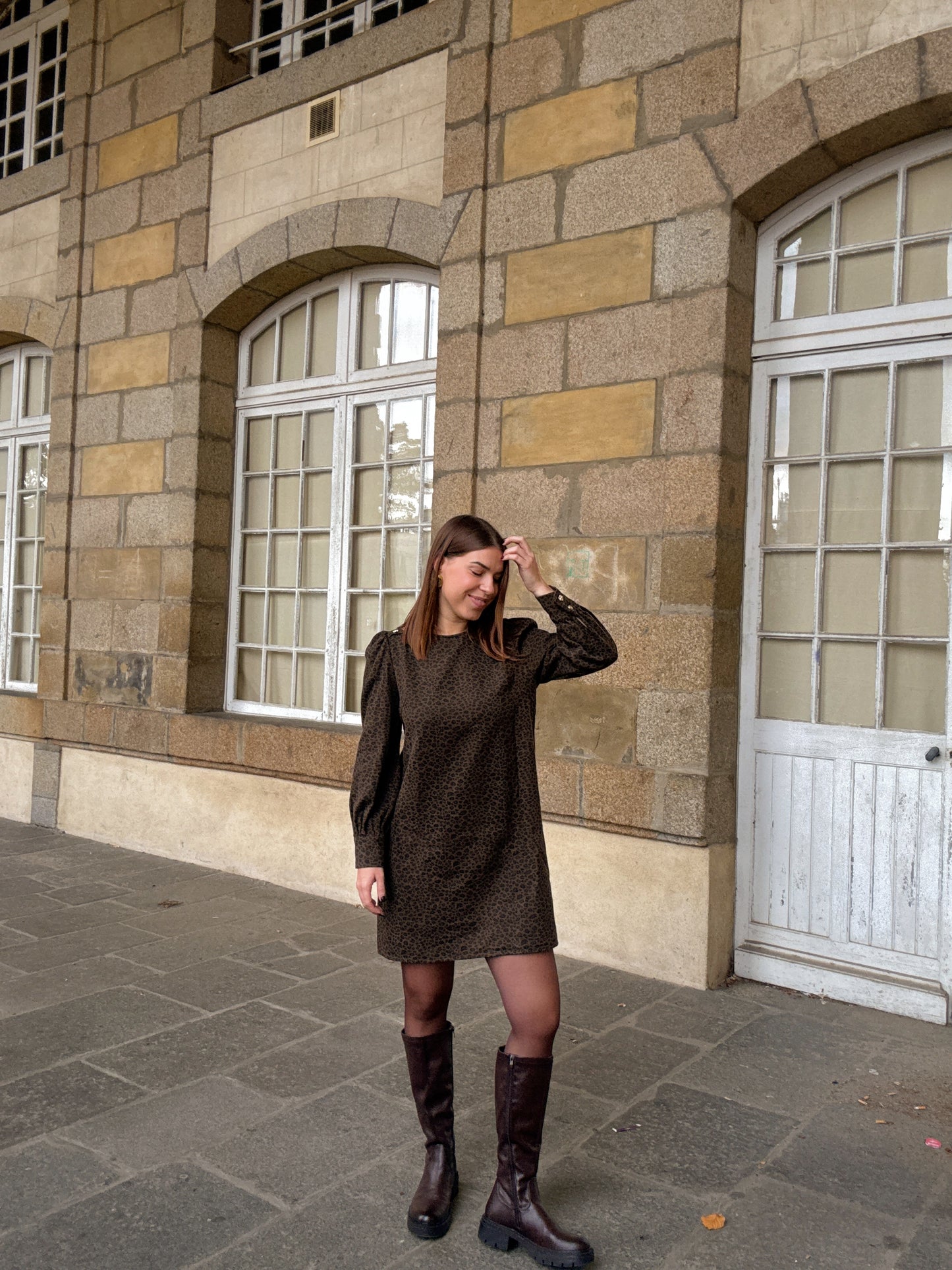 Robe Victoire léopard