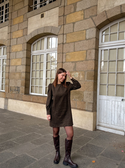 Robe Victoire léopard