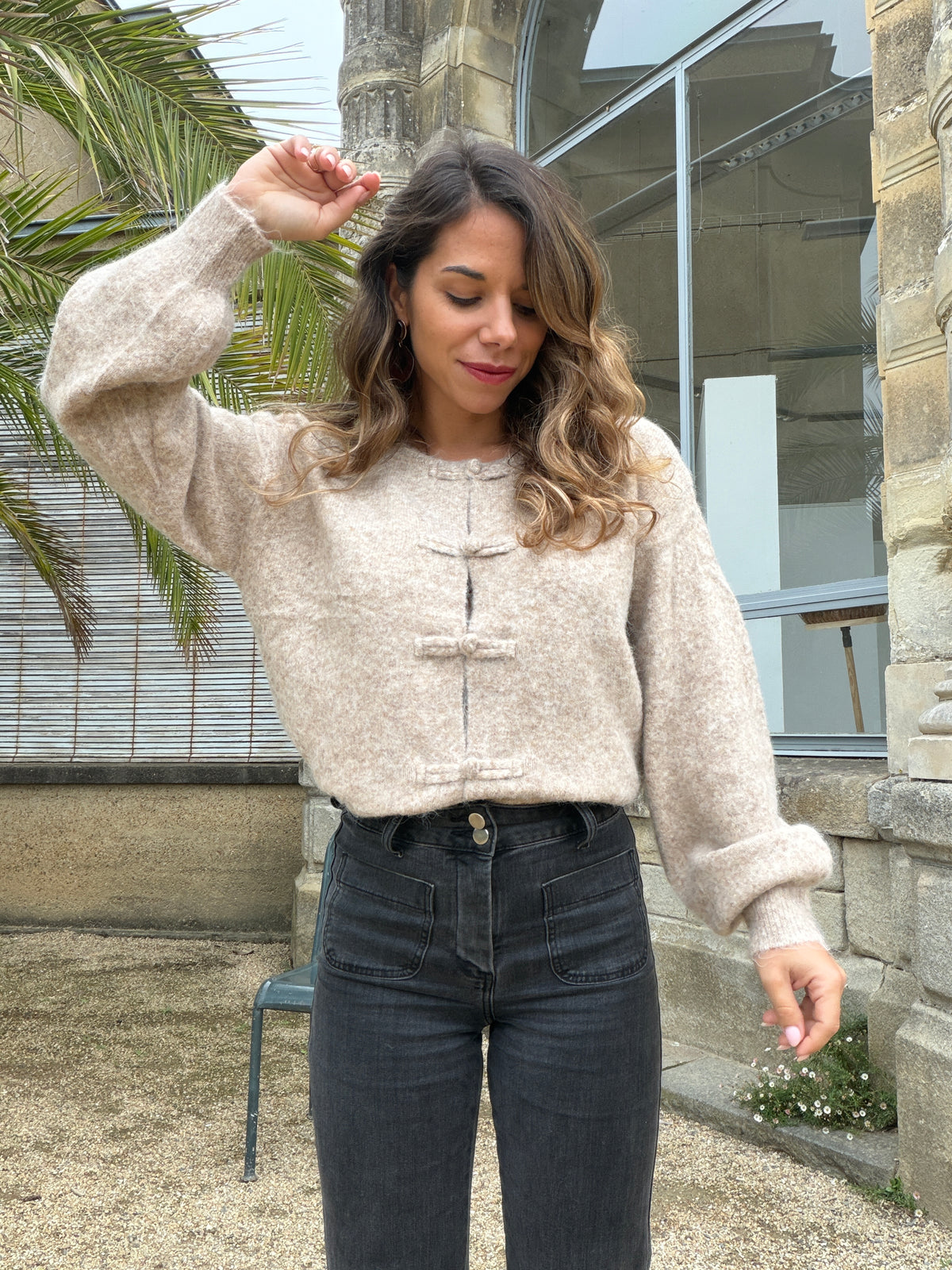 Pull Octavia taupe