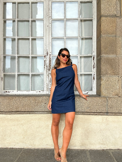 Robe Olga bleue